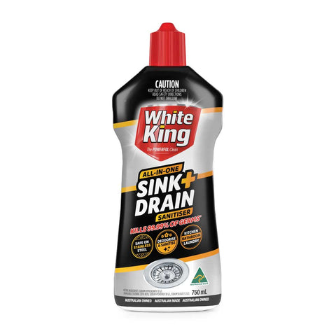 WHITE KING SINK & DRAIN ALL- IN -ONE