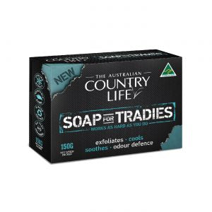 COUNTRY LIFE SOAP FOR TRADIES SINGLE BAR 150 GRAMS
