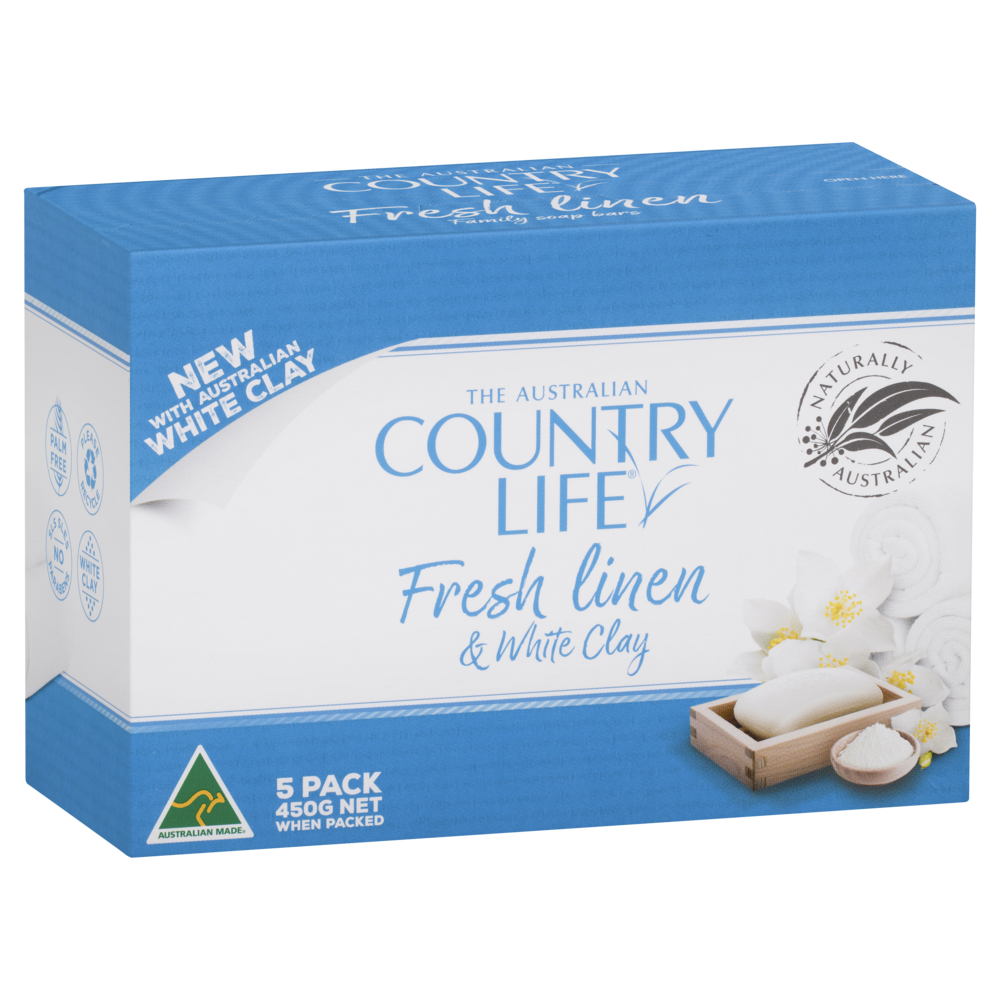 COUNTRY LIFE FRESH LINEN & WHITE CLAY