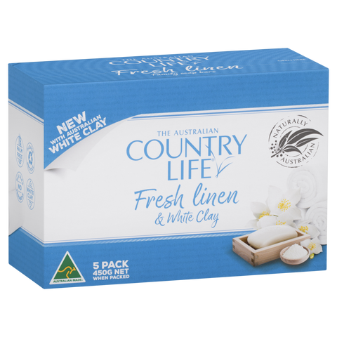COUNTRY LIFE FRESH LINEN & WHITE CLAY