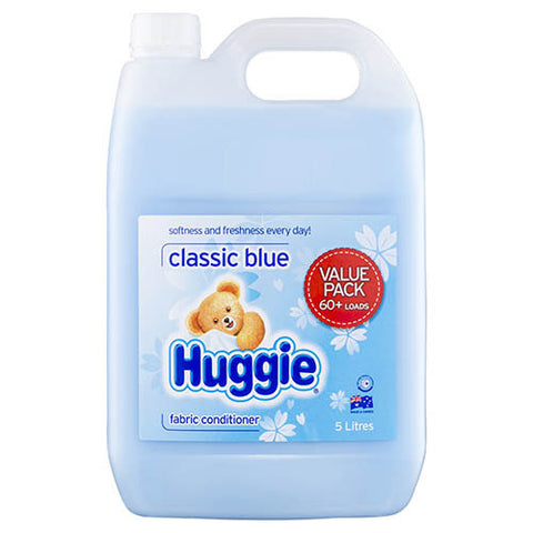 Huggie Fabric Conditioner Classic Blue 5 Ltr