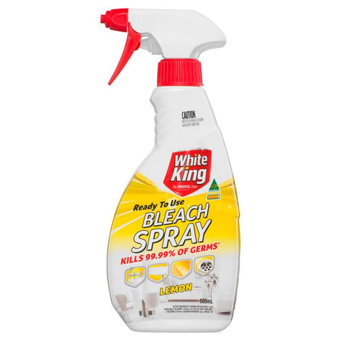 White King Bleach Multi Surface Spray Lemon