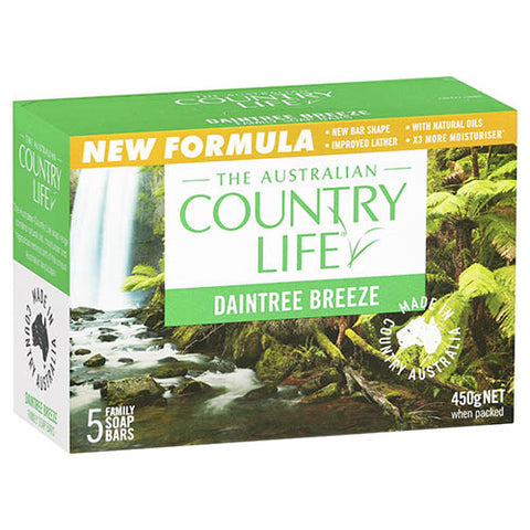 Country Life Daintree Breeze Soap 5 Pkt
