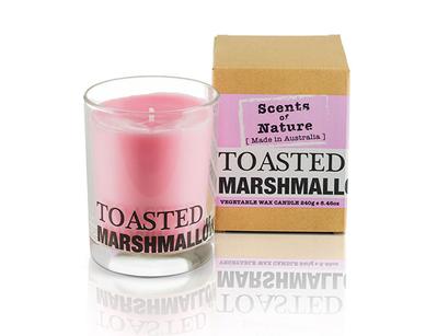 TOASTED MARSHMELLOW VEGETABLE WAX CANDLE 240G